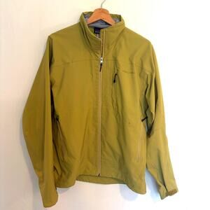 Patagonia Mens Adze Hybrid Polartec Soft Shell Jacket Size M Olive Green Outdoor